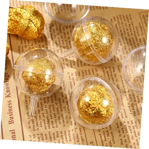 Miniatura 3 de EXCEART Taza de ramo de chocolate de plástico transparente 25 unids titulares de caja de chocolate transparente envoltorios redondos de dulces cajas