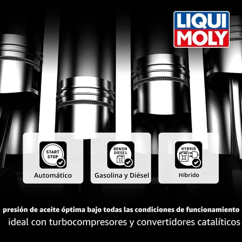 Miniatura 4 de Liqui Moly Top Tec 6600 SAE 0W-20 Aceite de motor totalmente sintético 5 litros SKU: 22046