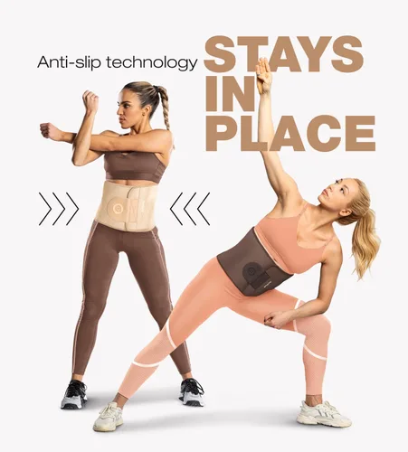 Miniatura 7 de ActiveGear Entrenador de cintura para mujer Café con leche