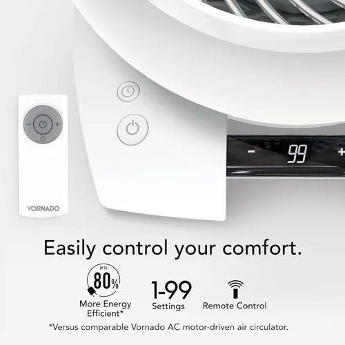 Miniatura 3 de Vornado 6303DC Ventilador circulador de aire mediano inteligente eléctrico con control de velocidad variable