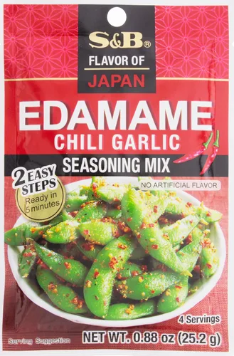 S&B Edamame Chili Ajo 0.88oz (Paquete de 10)