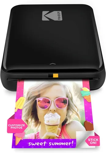 Miniatura 13 de KODAK Barbie x Step Slim Impresora fotográfica instantánea inalámbrica portátil de 2"x3" Papel fotográfico prémium (50 hojas)