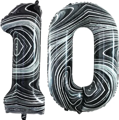 Miniatura 378 de Goer, conjunto de globos de papel aluminio para decoraciones de cumpleaños, globos de las letras de feliz cumpleaños y de números Oro
