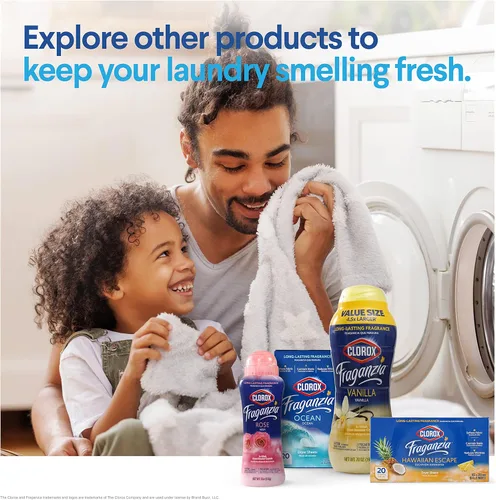 Miniatura 7 de Clorox Fraganzia Cristales Potenciadores de Aroma para Ropa con Fragancia Cielo Matutino - Perlas Aromáticas Perfumadas para el Lavado que Dejan