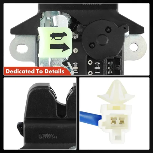 Miniatura 7 de A-Premium Actuador de Cerradura del Pestillo del Maletero del Portón Trasero Compatible con Vehículos Hyundai - Sonata 2009-2015, Sedán - Reemplaza#