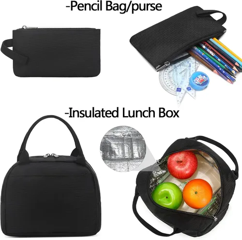 Miniatura 5 de Mochila escolar para estudiantes, mochila de viaje para adolescentes