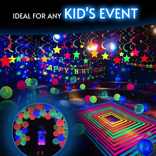 Miniatura 6 de Glow King - Globos que brillan con luz ultravioleta
