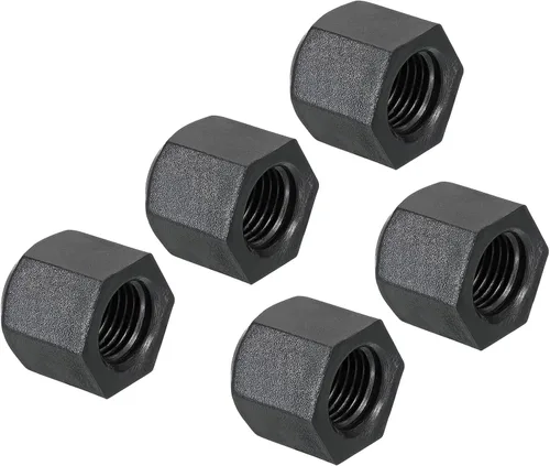 Miniatura 10 de PATIKIL Tapón de plástico de 5/8 pulgadas, rosca hembra 7/8-14UNF, 5 piezas de 45 grados SAE Flare tubo de montaje de válvula tapón para aire