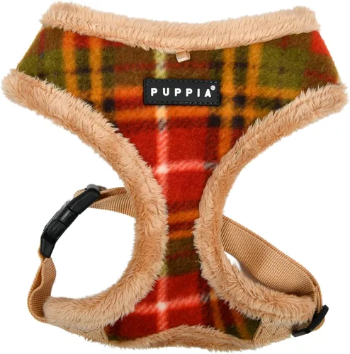 Miniatura 15 de Puppia Stefan - Arnés para perro sobre la cabeza cálido de invierno, con patrón de gofre, ajustable en el pecho para perros pequeños y medianos
