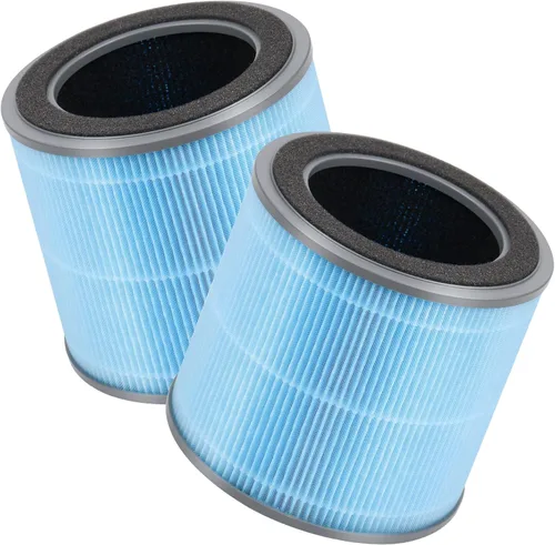 Paquete de 2 filtros de repuesto H201 compatibles con el purificador Homvana H201 y también compatible con TEC.Bean JH50G-M, filtros 3 en 1