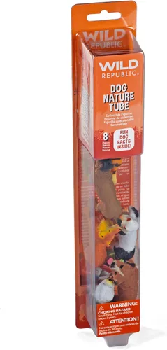 Miniatura 2 de Wild Republic Tubo de la naturaleza del perro, figuras de perro, juguete para mascotas, regalos para niños, juego de 8 piezas