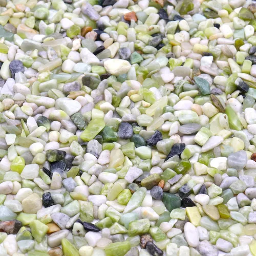 Miniatura 19 de Piedras para plantas. Piedras pulidas decorativas de jade verde. 3/8 pulgadas - 10 libras para plantas, jardín, paisajismo, manualidades, JADE VERDE
