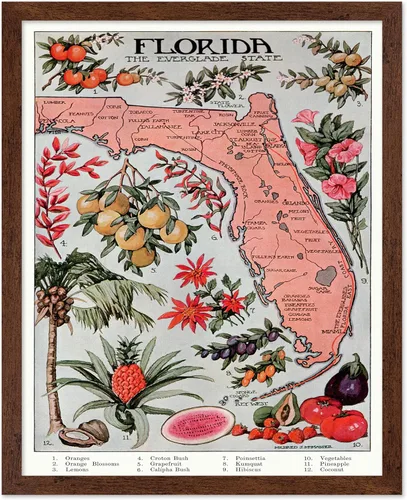 Miniatura 61 de Monem Art Mapa Monumental Vintage de Florencia Impresión - Póster de Viaje Retro - Arte de Italia - Gran Regalo para Hombres, Mujeres, Amantes