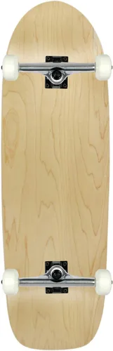 Miniatura 2 de Moose Old School - Monopatín de arce canadiense en blanco de 10 x 33 pulgadas, listo para montar