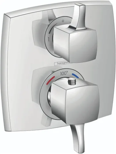 Miniatura 11 de hansgrohe Ecostat Classic 15769001 - Válvula de ducha de equilibrio de presión cromada
