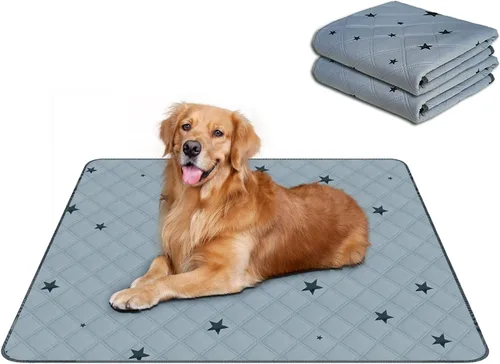 Miniatura 24 de RIOUSSI Almohadillas lavables para orina de perros, reutilizables, absorbentes, a prueba de fugas, antideslizantes, para entrenamiento de orinal
