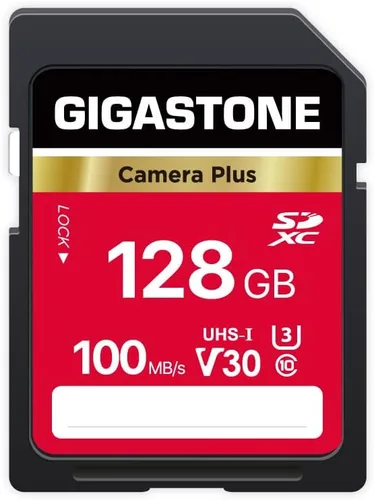 Miniatura 7 de GIGASTONE Paquete de 2 tarjetas SD de 128 GB, cámara Plus, UHS-I U3 Clase 10, tarjeta de memoria SDXC Full HD para cámara digital Canon, tarjeta SD