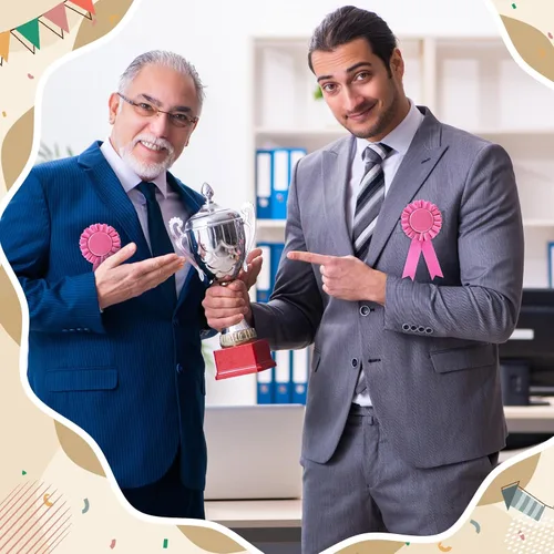 Miniatura 5 de 12 Piezas de Cintas de Premio en Blanco, Premio de 1er Lugar, Medalla Roseta, Ganador, Reconocimiento de Victoria, Cinta de Participación para Rosa