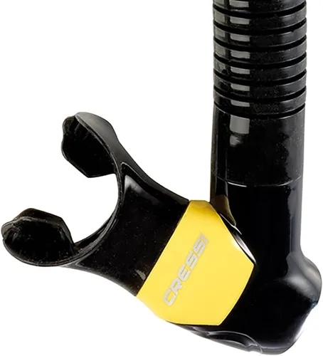 Miniatura 3 de Cressi Snorkel seco de buceo para adultos con protección contra salpicaduras y válvula superior - Supernova Dry: diseñado en Italia