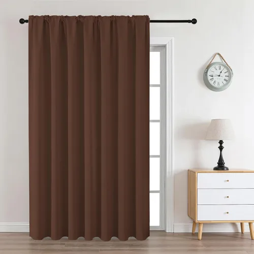 Miniatura 66 de CUCRAF - Cortinas opacas beige de 45 pulgadas, juego de 2 paneles con bolsillo para barra, cortinas para oscurecer dormitorios y sala de estar