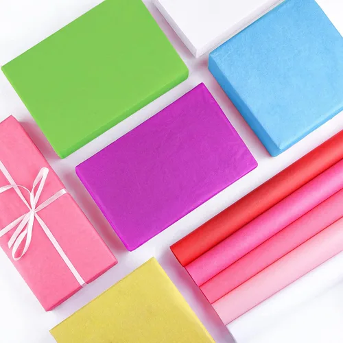 Miniatura 5 de MIAHART 60 hojas de papel de seda de colores a granel de 20.0 x 14.0 in, 20 colores surtidos de papel de seda para manualidades, fiestas
