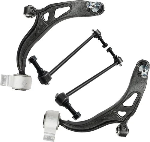 Miniatura 144 de Detroit Axle - Brazos de control superiores traseros para Chrysler 300 Dodge Challenger Charger Magnum, reemplazo del conjunto de brazos de control