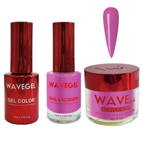 Miniatura 8 de WAVEGEL - Juego de gel de remojo, laca de uñas y polvo acrílico y polvo de inmersión a juego - Colección Queen - #015 Noble Men