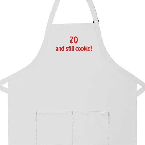 Miniatura 2 de THE APRONPLACE Personalized Apron Embroidered Add Your Own Text, 2 Lines