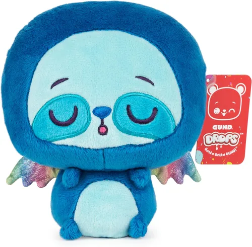 Miniatura 5 de GUND Drops, Carla Claws, Expressive Premium - Peluche expresivo premium suave, azul, 6 pulgadas