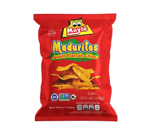 Miniatura 9 de Mayté Chips de plátano – Limón chile, 30 paquetes individuales (3 onzas cada uno) – Sin OMG, sin gluten, aperitivos saludables – Sin conservantes ni
