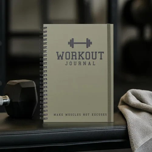 Miniatura 4 de El Diario de Fitness Definitivo para Rastrear y Cumplir Tus Metas de Gimnasio - Planificador Detallado de Entrenamientos y Libro de Registro Para