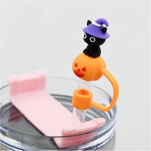 Miniatura 7 de Tapa de popote para copa Stanley, cubierta de popote compatible con vaso de 30 y 40 onzas con asa, tapas de puntas de popote reutilizables de 0.4