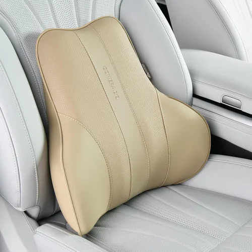 Miniatura 24 de Almohada de Apoyo Lumbar Coverado para Coche, Almohada de Espuma Viscoelástica Ergonómica para Silla de Oficina, Nuevo Cojín de Espalda para Alivio