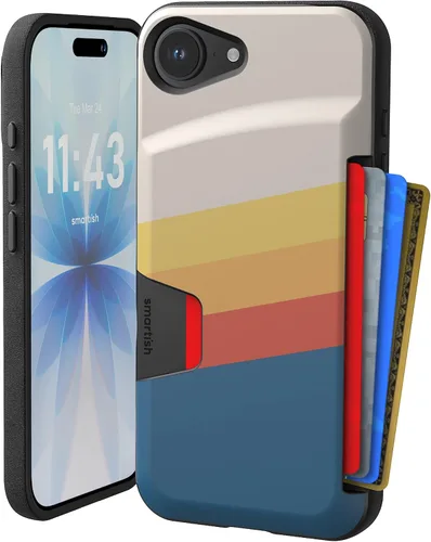 Miniatura 21 de Smartish - Funda tipo cartera para iPhone 11, diseño de cartera volumen 1 [delgada + protectora] con tarjetero - probada para caídas con ranura