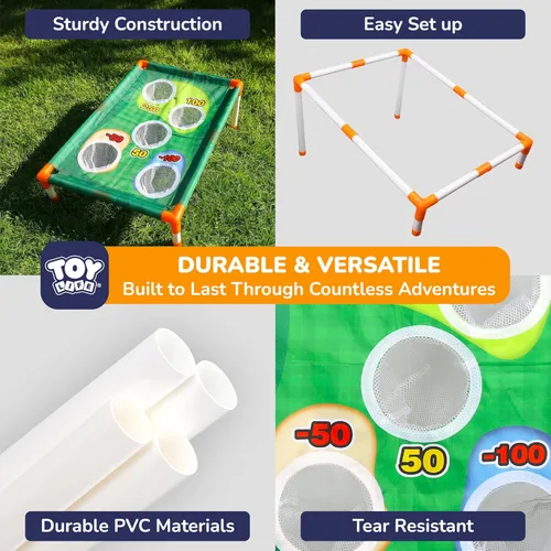 Miniatura 5 de TOY Life Juego de Cornhole de Golf Juego de Golf Corn Hole Set Juego de Golf Chipping para Adultos y Niños Juego de Golf de Patio Trasero Juego