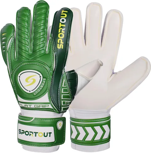 Miniatura 12 de Guantes de Portero Sportout con Protección de Dedos, Guantes de Fútbol Respirables, Látex de 4mm, para Niños, Jóvenes y Adultos Negro