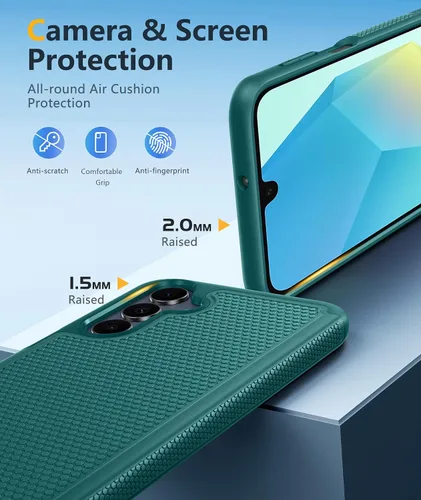 Miniatura 843 de FNTCASE Funda para iPhone 17 Pro: Fundas delgadas translúcidas de color azul claro compatibles con MagSafe, protección completa de la cámara