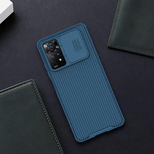 Miniatura 6 de Funda para Xiaomi Redmi Note 11 Pro con cubierta de cámara, parte trasera delgada de policarbonato duro y funda de parachoques suave Protección