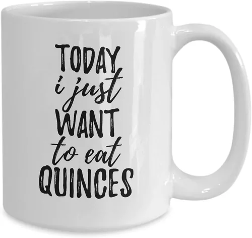 Miniatura 2 de Taza con texto en inglés "Today I Just Want To Eat Membres", regalo divertido para amantes de la comida, taza de café, té, grande, 15 onzas