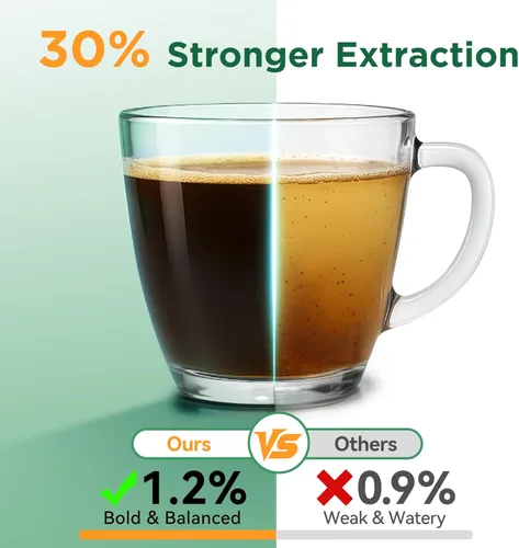 Miniatura 4 de AANQQ Cápsulas reutilizables K Cup para Keurig: paquete de 4 cápsulas mejoradas de malla de acero inoxidable de doble capa - Filtro recargable