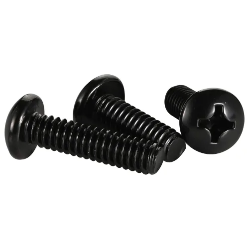 Miniatura 6 de 1/4-20 x 1 (1/2" a 2" disponible) Tornillos de máquina de cabeza plana, rosca completa, acero inoxidable 304 18-8, óxido negro, 25 piezas