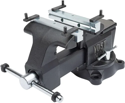 Miniatura 10 de Yost Prensas de banco multiusos de 5 pulgadas, ancho de mandíbula: 5 pulgadas, capacidad de mandíbula 2.9 pulgadas, modelo # MV-5