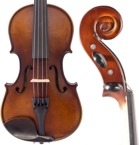 Miniatura 2 de Equipo de violín Bunnel para alumnos 4/4 tamaño completo de Kennedy Violins - Estuche de transporte y accesorios incluidos - Madera maciza de arce