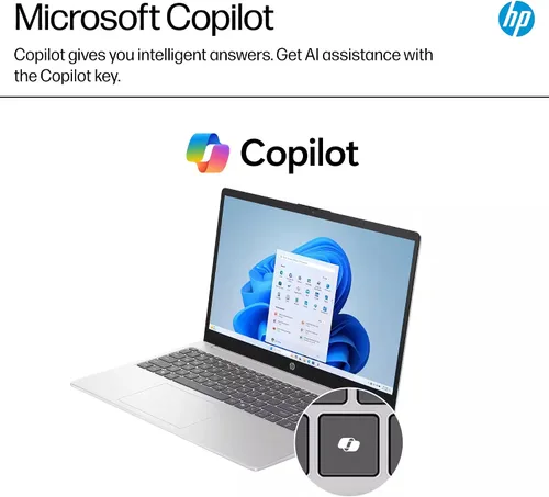 Miniatura 7 de HP Laptop con pantalla táctil FHD de 15.6 pulgadas 2025-2026 para estudiantes, computadora IA ultra potente, oficina de por vida, Intel i7 de 10
