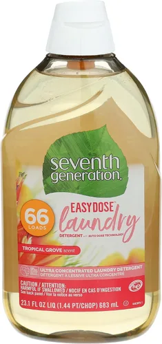 Miniatura 15 de Seventh Generation Detergente líquido para ropa, aroma cítrico fresco, 60 cargas, combate las manchas, 90 onzas líquidas