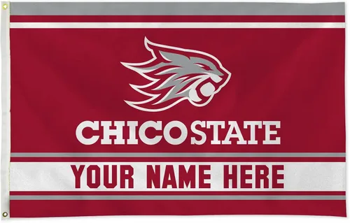 Miniatura 40 de Rico Industries NCAA Abilene Christian Wildcats - Bandera estándar personalizada de 3 x 5 pies, fabricada en los Estados Unidos, decoración