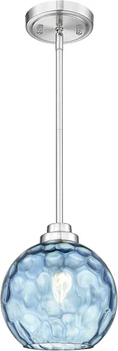 Miniatura 22 de Lámpara Colgante Moderna de Oro Pulido, Lámpara Colgante de Globo de 18 cm de Siglo Medio con Vidrio Transparente para Isla de Cocina, Comedor
