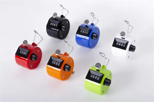 Miniatura 4 de Contador manual de mano White Deer de 4 dígitos, clic doble, conveniente para golf