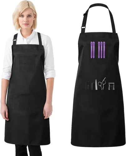 TPQKA Delantal de cocina ajustable para mujer, bonito delantal de cocina, regalo para mamá, esposa, abuela, madre, Navidad, Halloween, cumpleaños