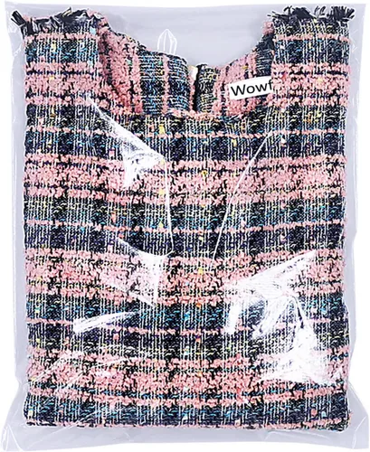 Miniatura 2 de Wowfit 100 unidades bolsas de plástico de celofán transparente de 12 x 16 pulgadas, bolsas de celofán resellables autosellantes ideales